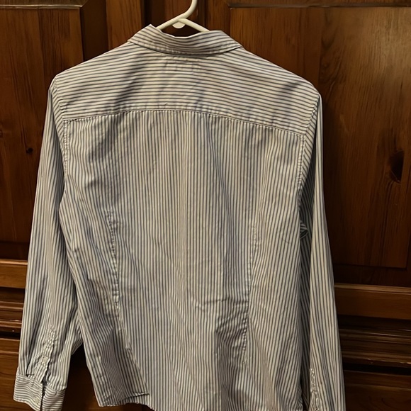 Size XL Tommy Dress shirt for work. Blue and white pin stripe - Picture 3 of 5